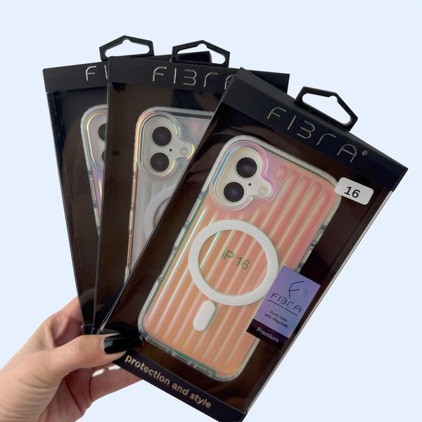 FIBRA Aura Case with MagSafe iPhone 15 Green Light 112190-3 фото