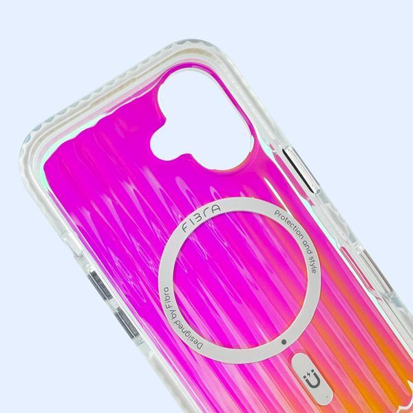 FIBRA Aura Case with MagSafe iPhone 15 Green Light 112190-3 фото