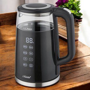Електрочайник Maestro MR-049 Чорний Black 1.7 л 2200 Вт EK_MR049pz/Black фото