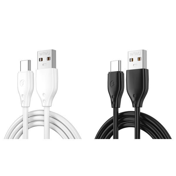 WIWU Кабель Wi-C001 A-C Pioneer Series cable USB A to USB C White 111453-2 фото