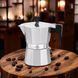Кофеварка гейзерная Espresso Moka Maestro MR-1666-3 Silver 150мл на 3 чашек алюминиевая MR_1666-3Silver фото 4
