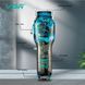 Аккумуляторная машинка для стрижки VGR V-685 Blue Professional Transparent clipper 8 насадок LED display M_V-685Blue фото 4