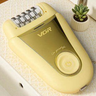 Епілятор VGR 2в1 V-758Gold 2 насадки 600mAh 11981 фото