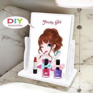 Игровой набор DIY Dressing Table Set Косметический набор туалетный столик 21 элемент T_769-4 фото