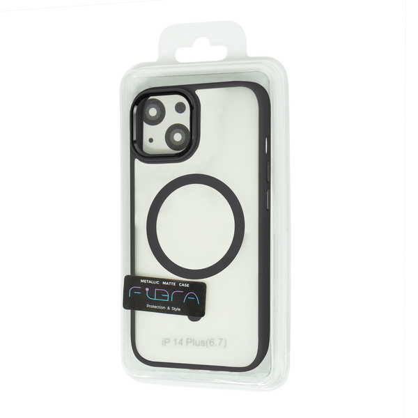 FIBRA Metallic Matte Case with MagSafe iPhone 14 Plus Marsala 108917-3 фото