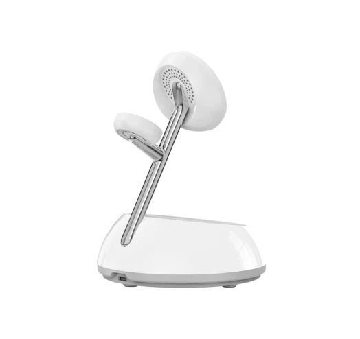 WiWU БЗУ Wi-W036 Aurora Qi2.0 3 in 1 Wireless Charger White 010139-01 фото