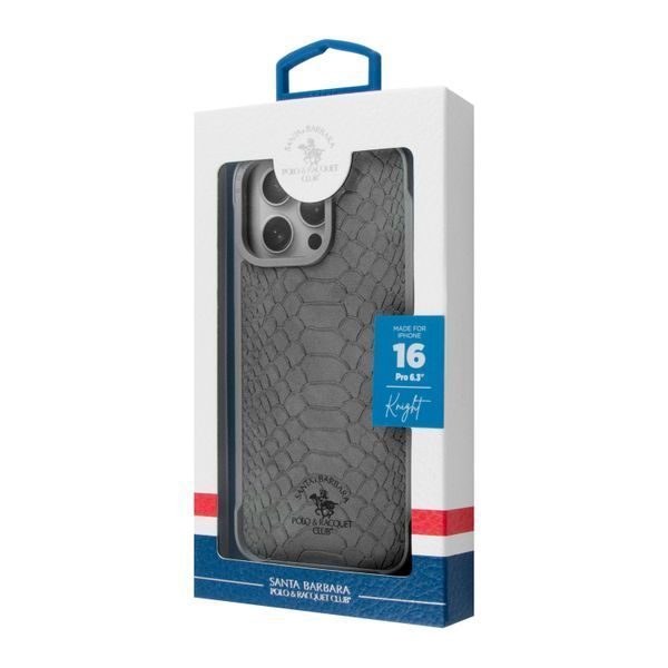 Polo Knight Case iPhone 16 Pro Titanium Gray 15101805-69 фото