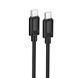 Кабель Hoco X122 Benefit 60W silicone C to C Black 009940-01 фото 4