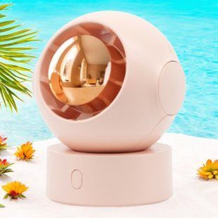 Портативный вентилятор Mini Fan 01-3286 Pink USB 800 mAh 9033 фото