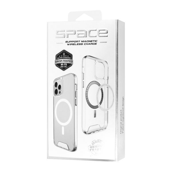 Space case with MagSafe iPhone 16 Plus Clear 111612-1 фото