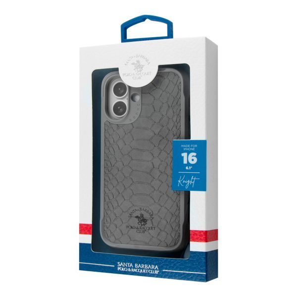 Polo Knight Case iPhone 16 Titanium Gray 15101805-69 фото