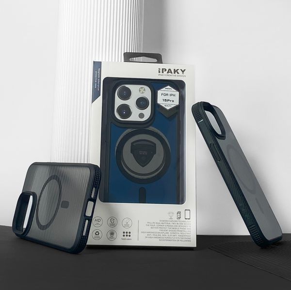 iPaky Carbone Clear case with MagSafe iPhone 13 Pro Max Black 108636-1 фото