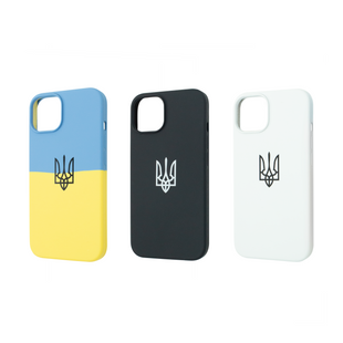 FIBRA Full Silicone case Patriot iPhone 14 UA Flag 109034-3 фото