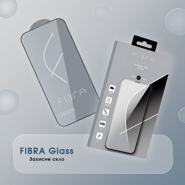 Защитное стекло FIBRA Glass iPhone 13 Pro Max/14 Plus Black 009756-01 фото