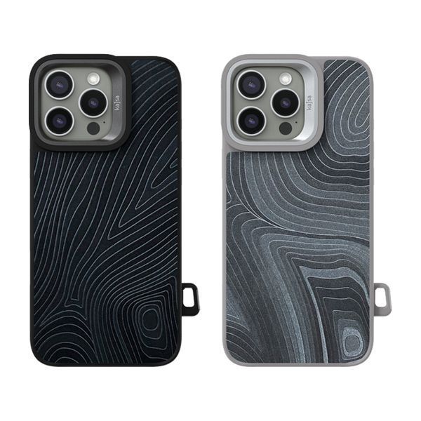 Kajsa Preppie Collection Latitude back case for iPhone 16 Pro Light Grey 111584-3 фото