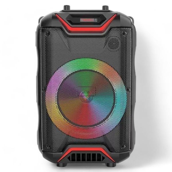 Портативна колонка ZQS-8128 Black TF USB TF USB Bluetooth з мікрофоном, пультом ДУ 9938 фото