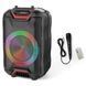 Портативна колонка ZQS-8128 Black TF USB TF USB Bluetooth з мікрофоном, пультом ДУ 9938 фото 2