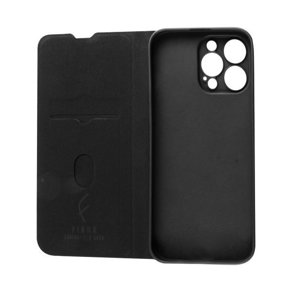 FIBRA Leather Flip case iPhone 14Pro Max Dark Green 109827-3 фото
