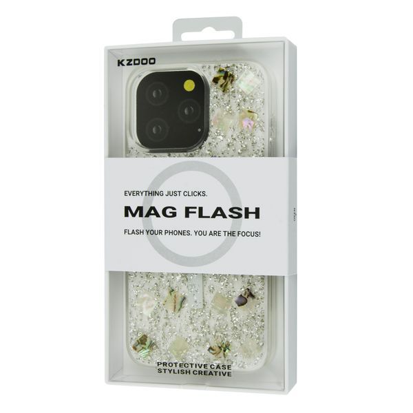 KzDoo Mag Flash Case iPhone 15 Pro Max Silver 000011-01 фото