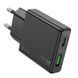 СЗУ Hoco N38 Delgado dual port PD20W+QC3.0 charger Black 111163-1 фото 5