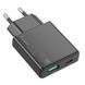 СЗУ Hoco N38 Delgado dual port PD20W+QC3.0 charger Black 111163-1 фото 6