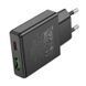 СЗУ Hoco N38 Delgado dual port PD20W+QC3.0 charger Black 111163-1 фото 7