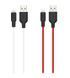 Кабель Hoco X21 Plus Silicone PD 20W Lightning (1m) Black-Red 109468-2 фото 2