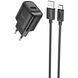 СЗУ Hoco C140A Smart QC3.0 charger set(Type-C)(EU) Black 009846-01 фото 5