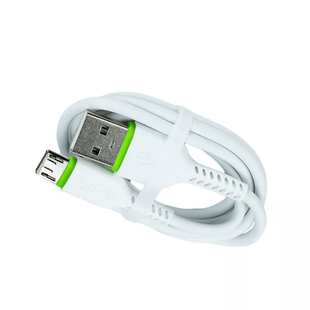 M8J158M (NP) - USB Кабель Budi Micro-USB to USB Charge/Sync TPE Cable 1m no packing White 1102368-29 фото