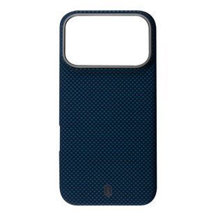 WIWU Чехол DCC-208 Aramid Armor for iPhone 17 Pro Black-Blue 010122-02 фото