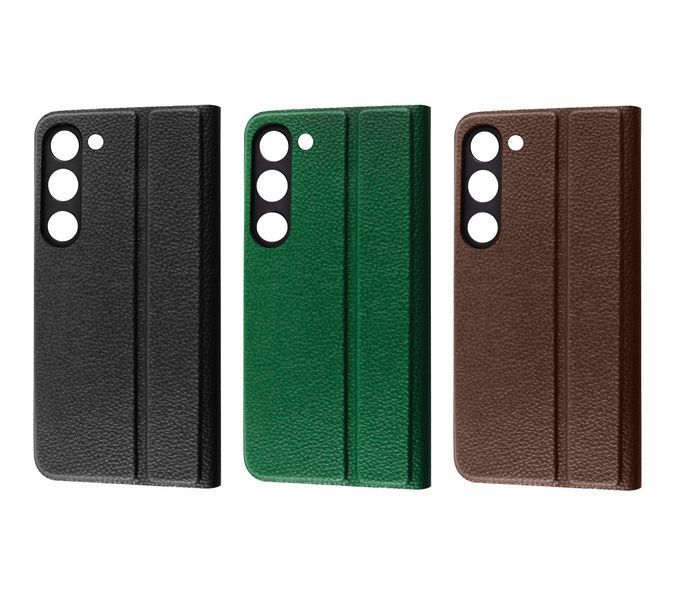 FIBRA Leather Flip case Samsung S23 Brown 109857-1 фото