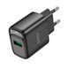 СЗУ Hoco C140A Smart QC3.0 charger (EU) Black 009847-01 фото 1