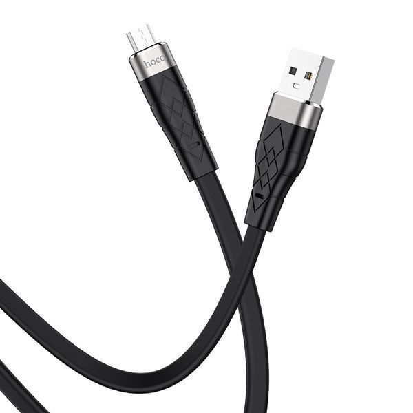 Кабель Hoco X53 Angel Silicone Micro USB (1m) Black 109472-2 фото