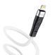 Кабель Hoco X53 Angel Silicone Lightning (1m) Black 109473-2 фото 4