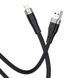 Кабель Hoco X53 Angel Silicone Lightning (1m) Black 109473-2 фото 5