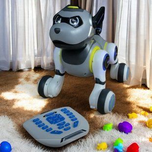 Робот Собака S.X.Toys Robot Dog аккумулятор 3,7 V звуковые и световые эффекты на Р/У T_G55Blue фото
