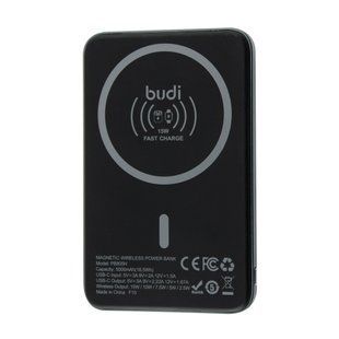 PB805H - Budi Power Bank Magnetic Wireless Blue 010531-01 фото