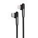DC199TL Budi Type - C to lightning cable 1,5m 20W Black 109987-6 фото 2