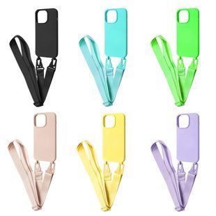 Strap Silicone Case iPhone 14 Pro 15 - Yellow 109521-6 фото
