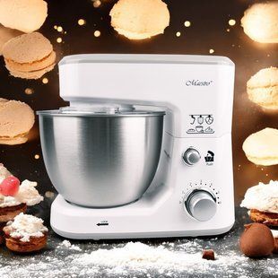 Міксер Планетарний з чашею Maestro MR-560 White 500 Вт 6 швидкостей M_MR560White pz фото