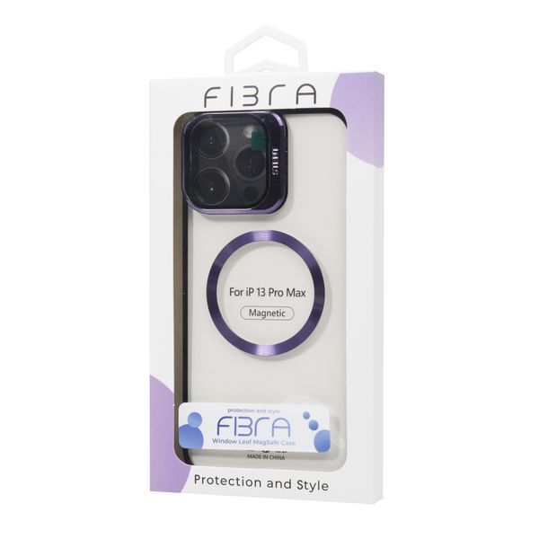 FIBRA Window Leaf MagSafe Case iPhone 13 Pro Max/14 Plus Deep Purple 109428-3 фото