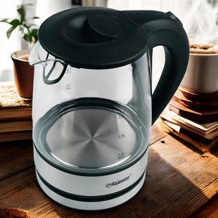 Електрочайник Maestro MR-062 Чорний Black 1.2 л 1630 Вт 11168 фото