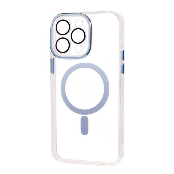FIBRA Transparent Color with MagSafe iPhone 14 Pro Max Blue 109572-3 фото
