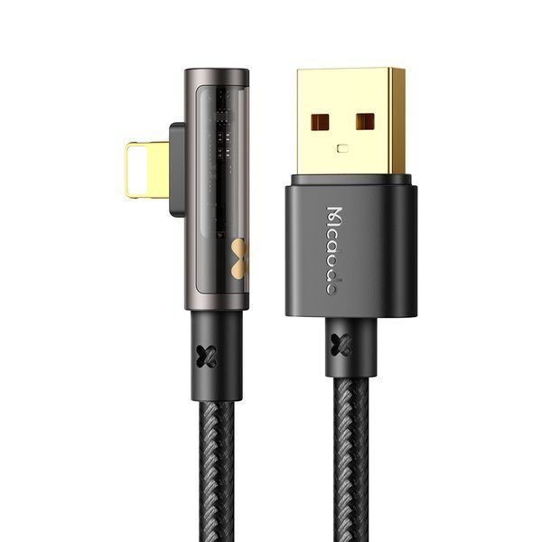 Кабель MCDODO CA-3510 90 Degree A to L 1.2m Black 010673-01 фото