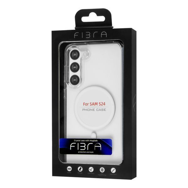 FIBRA Crystal Case with MagSafe Samsung S24 Clear 111648-1 фото