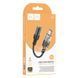 Кабель-переходник Hoco LS37 Spirit transparent digital audio converter Type-C to 3.5mm Gray 111825-02 фото 2