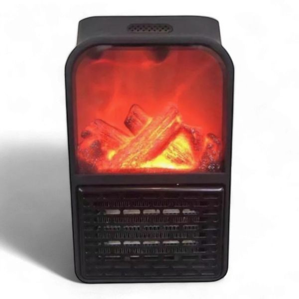 Переносной обогреватель-камин Flame Heater с пультом 900 Вт 10119 фото