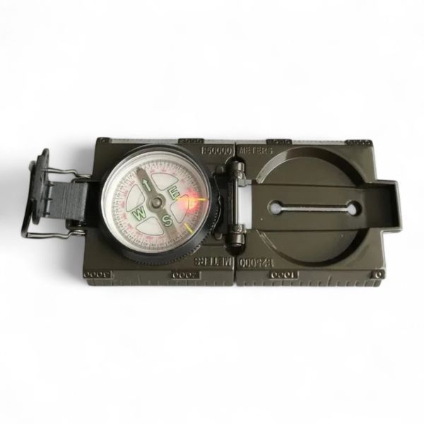 Компас армійський L45-8A із захисною кришкою, ударостійкий, з LED підсвічуванням і подвійними шкалами С_L45-8A фото