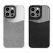 Kajsa Glamorous Collection Metallic Glossy Pastry back case for iPhone 15 Pro Max Silver 009502-02 фото 2