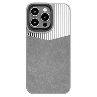 Kajsa Glamorous Collection Metallic Glossy Pastry back case for iPhone 15 Pro Silver 009503-02 фото